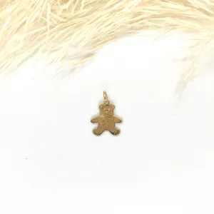 10k Gold Baby Boy or Baby Girl Teddy Bear Pendant