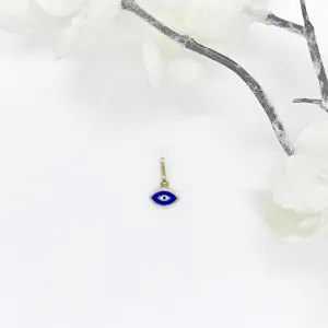 10k Gold Evil Eye Pendant