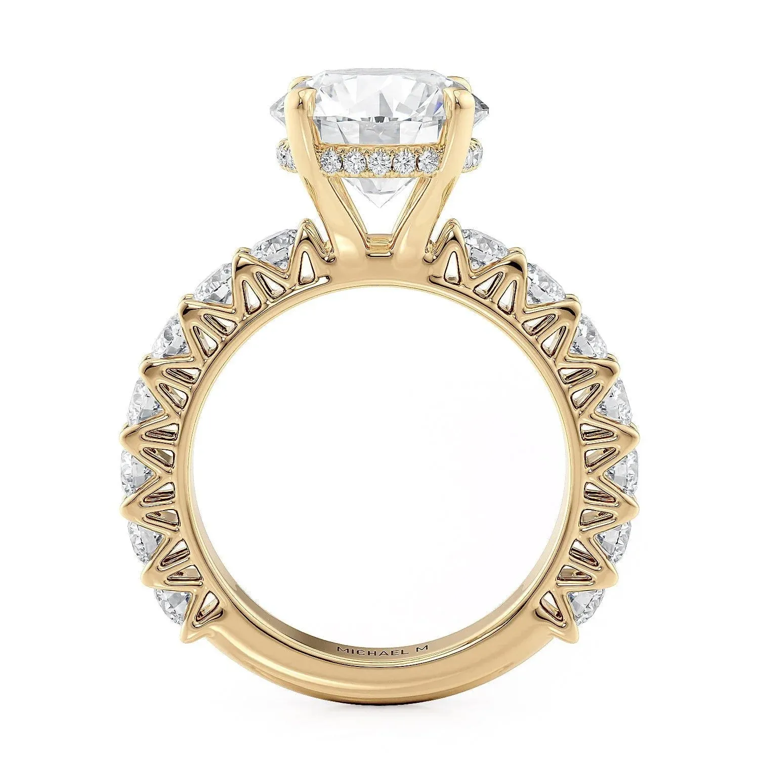 1.42ctw Round Diamond Engagement Ring