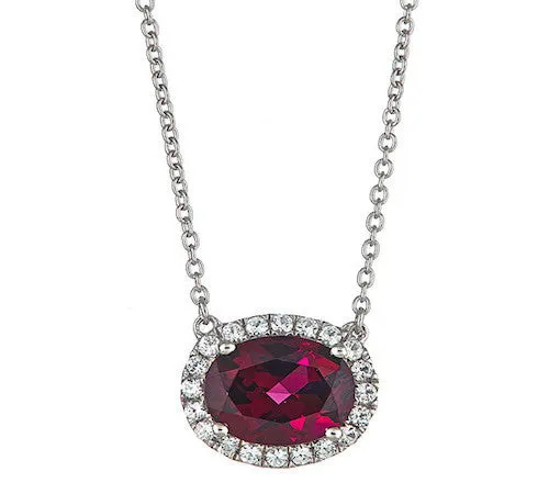 14K GOLD RUBY PENDANT SKU# 80088