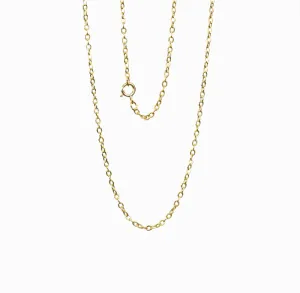 14k Yellow Gold Filled Fine Cable Chain