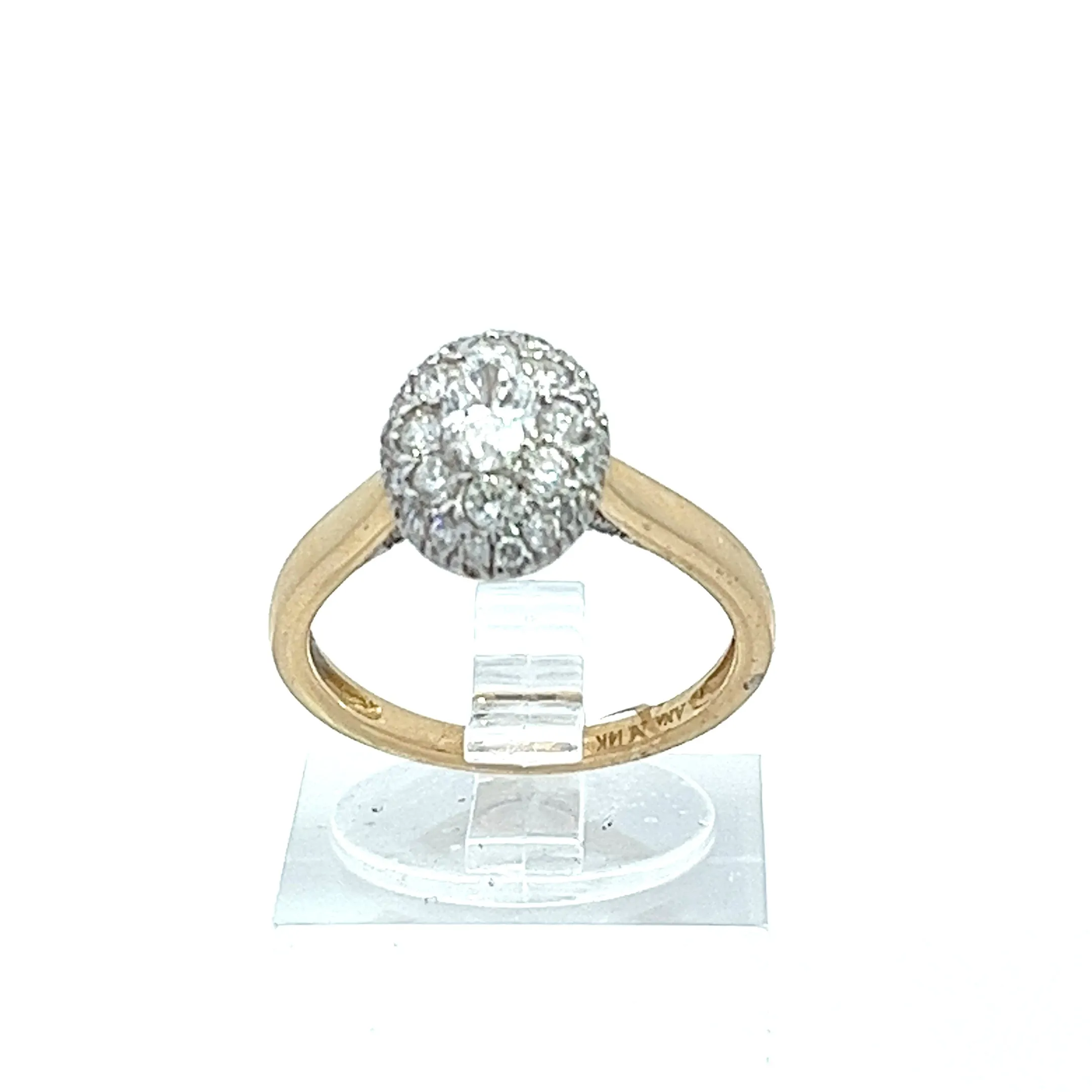 14kt Yellow Gold Diamond Engagement Ring