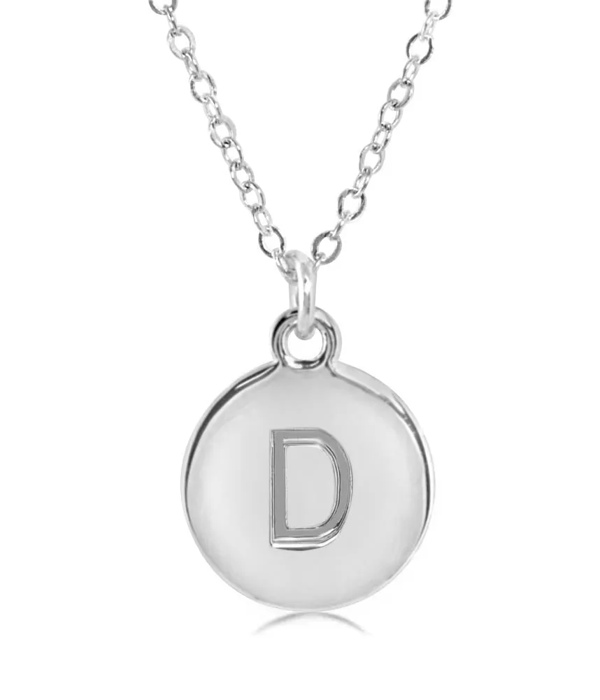 #16430 - Weiss Initial Necklace Available in Any Letter of the Alphabet - Adjustable from 18"-21"