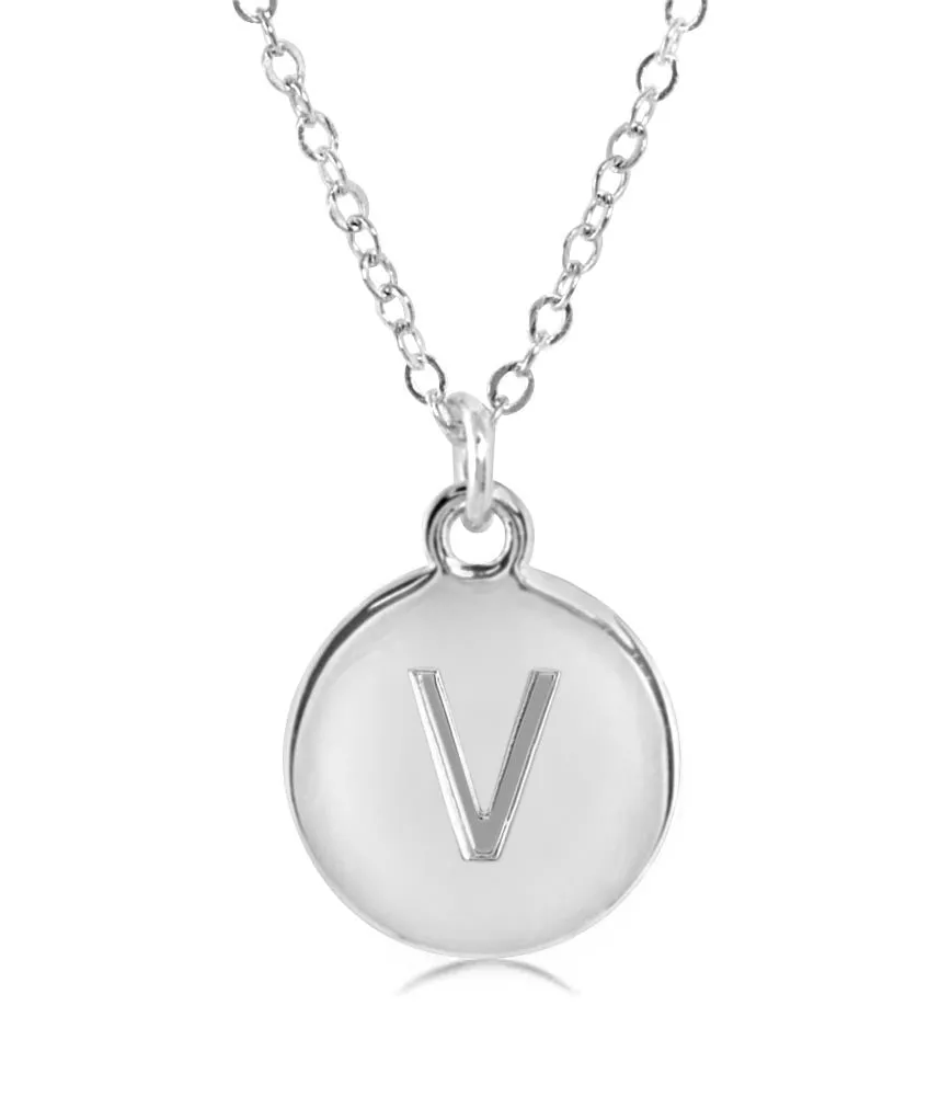 #16430 - Weiss Initial Necklace Available in Any Letter of the Alphabet - Adjustable from 18"-21"