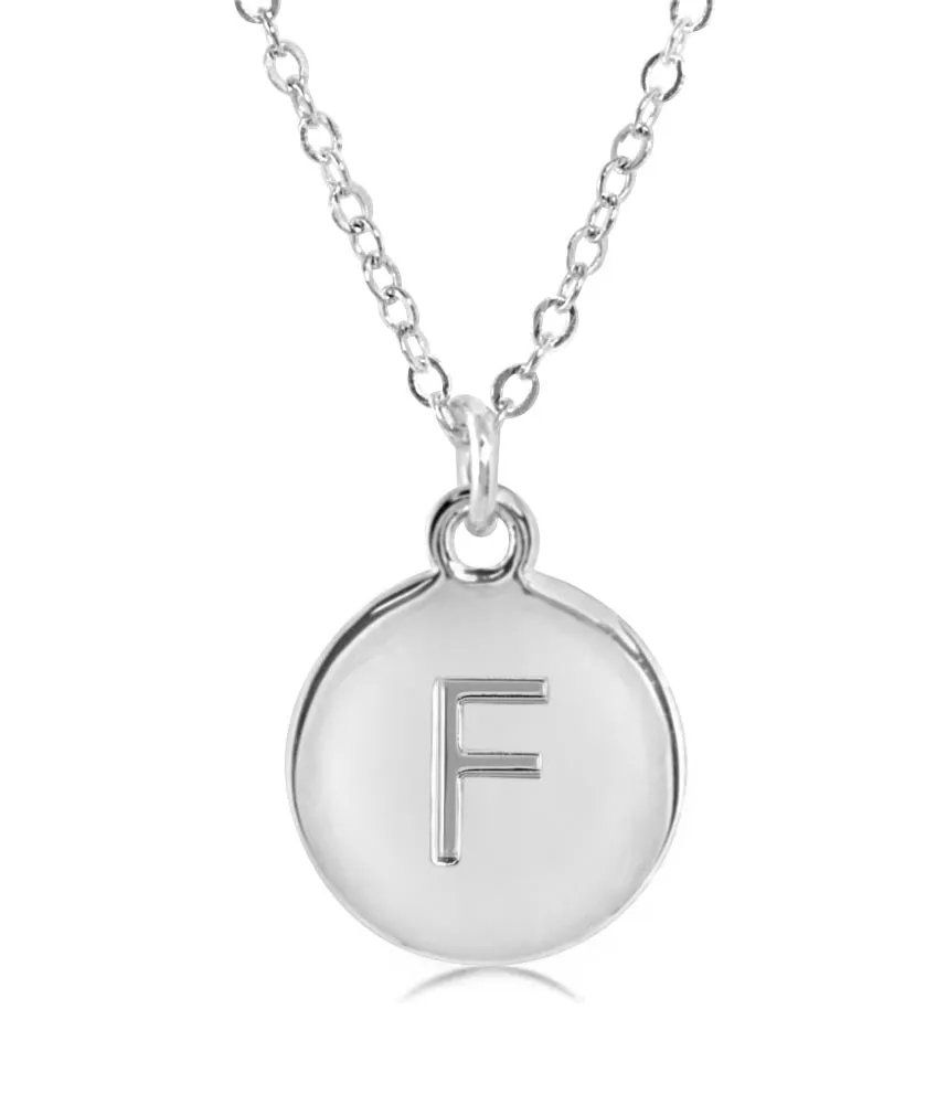 #16430 - Weiss Initial Necklace Available in Any Letter of the Alphabet - Adjustable from 18"-21"