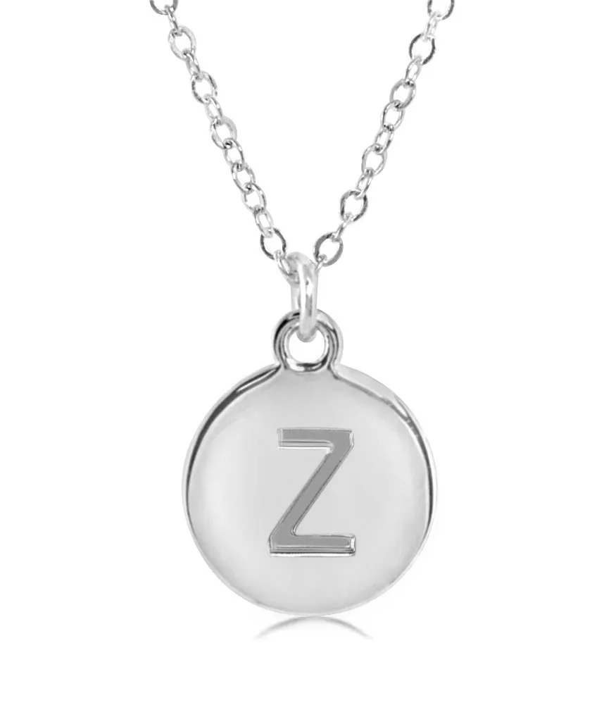 #16430 - Weiss Initial Necklace Available in Any Letter of the Alphabet - Adjustable from 18"-21"