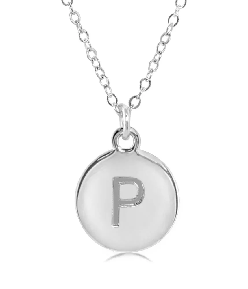 #16430 - Weiss Initial Necklace Available in Any Letter of the Alphabet - Adjustable from 18"-21"