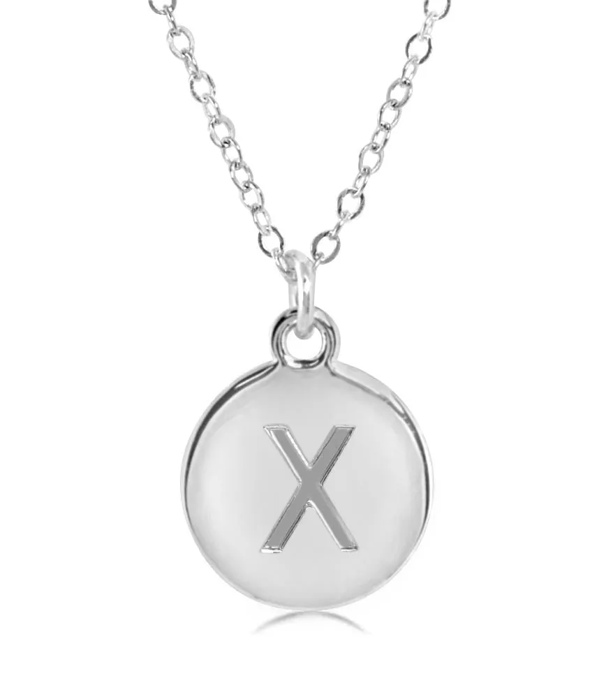 #16430 - Weiss Initial Necklace Available in Any Letter of the Alphabet - Adjustable from 18"-21"