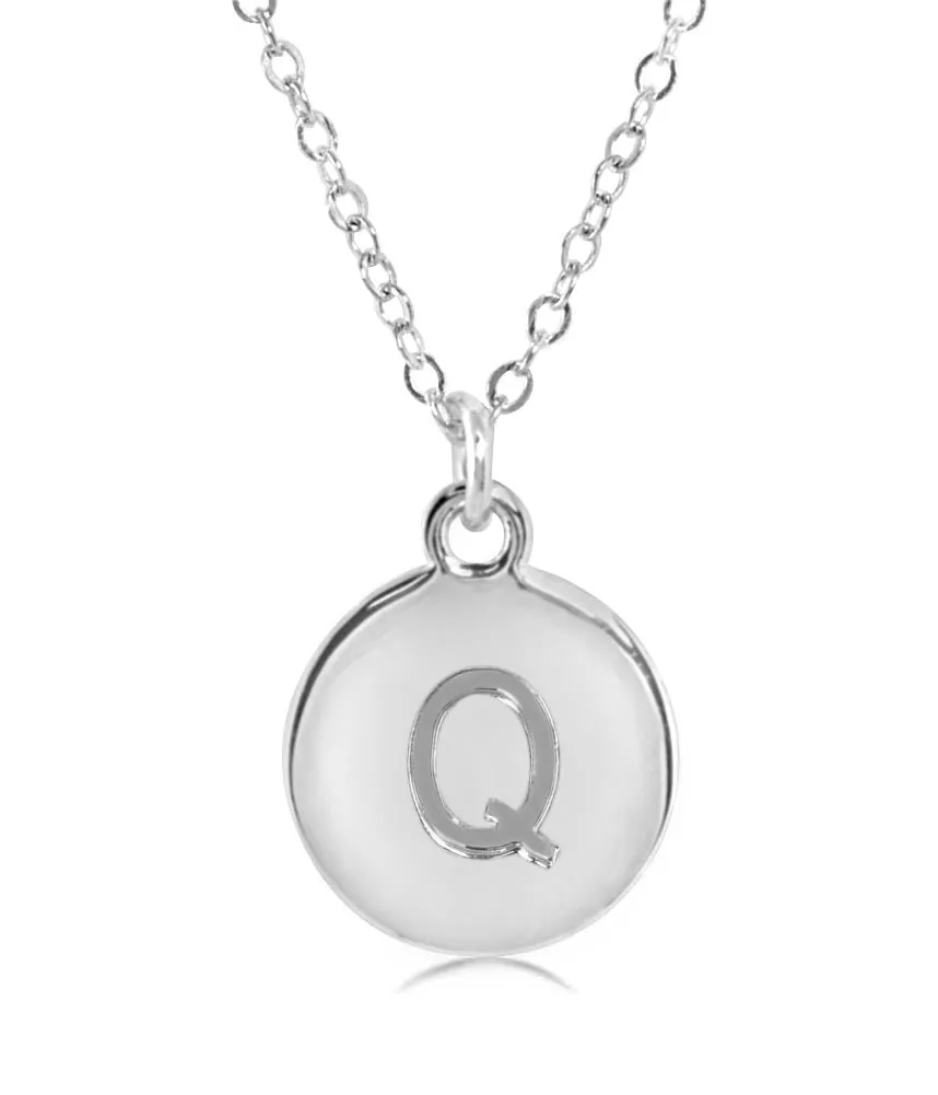 #16430 - Weiss Initial Necklace Available in Any Letter of the Alphabet - Adjustable from 18"-21"