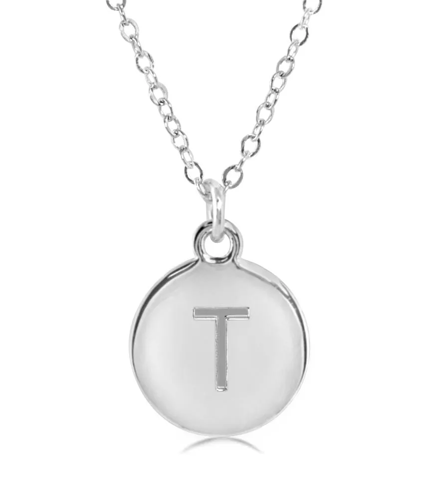 #16430 - Weiss Initial Necklace Available in Any Letter of the Alphabet - Adjustable from 18"-21"