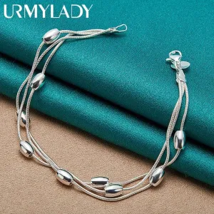 925 Sterling Silver Bracelet Chain