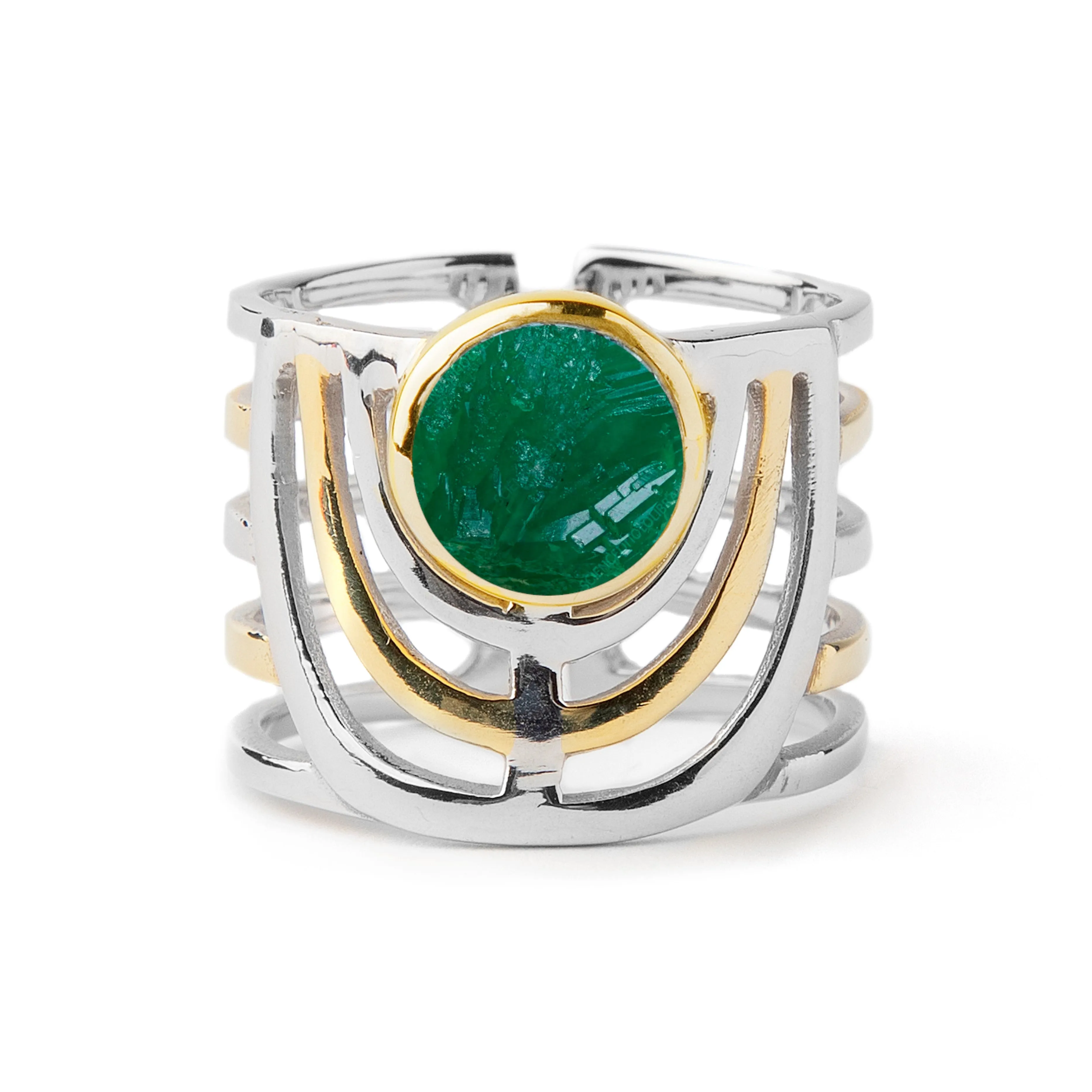 Adjustable Solar Ring in various gemstones