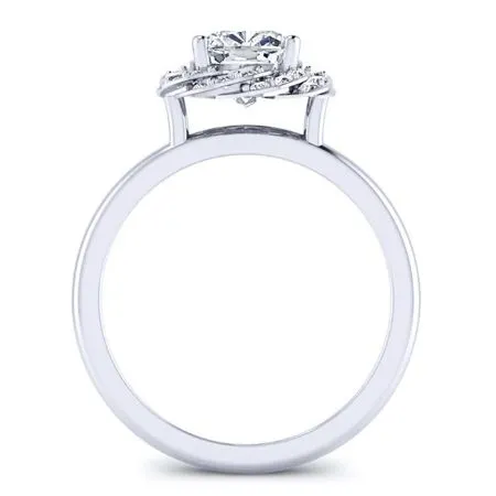 Almond - Cushion Lab Diamond Engagement Ring (IGI Certified)