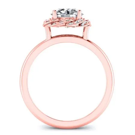 Almond - Round Lab Diamond Engagement Ring (IGI Certified)