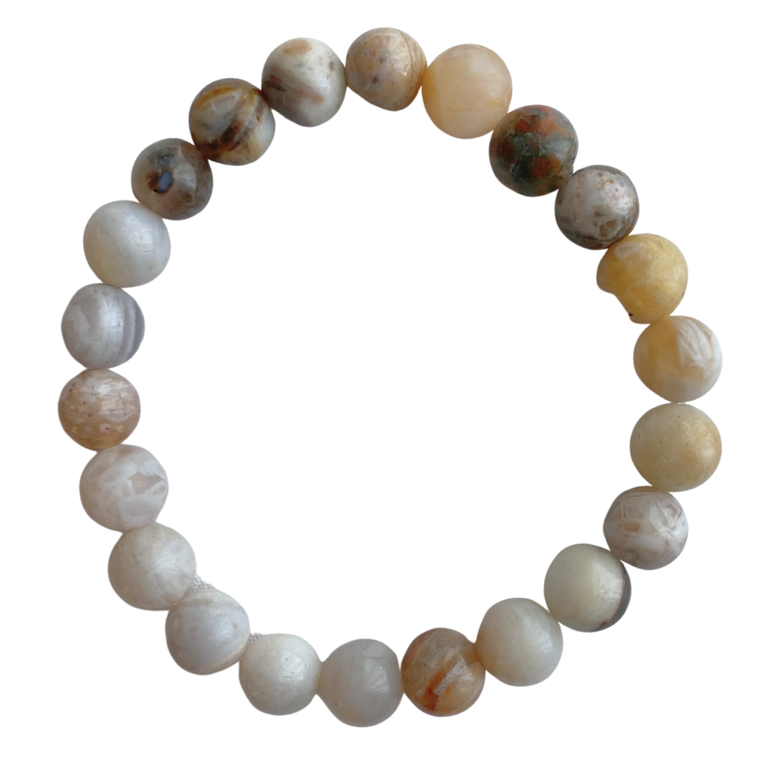 Bamboo Agate 8mm Bracelet