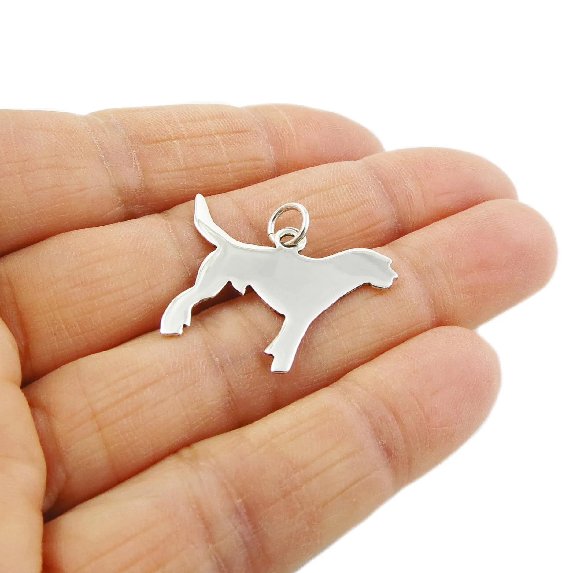 Border Terrier 925 Silver Pendant Necklace