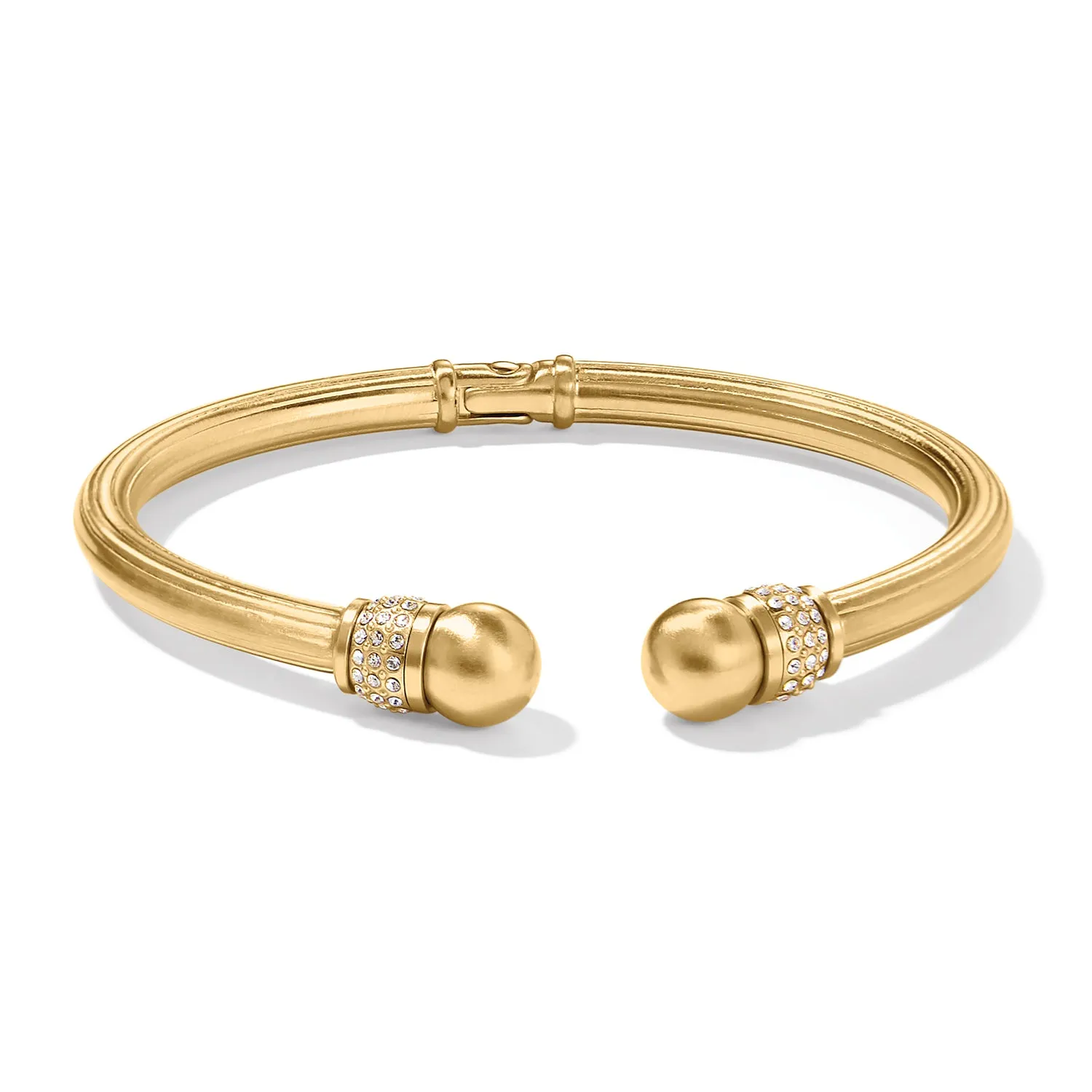 Brighton Meridian Open Hinged Gold Bangle