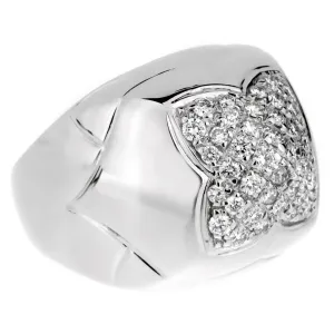 Bulgari Pyramid Diamond White Gold Ring