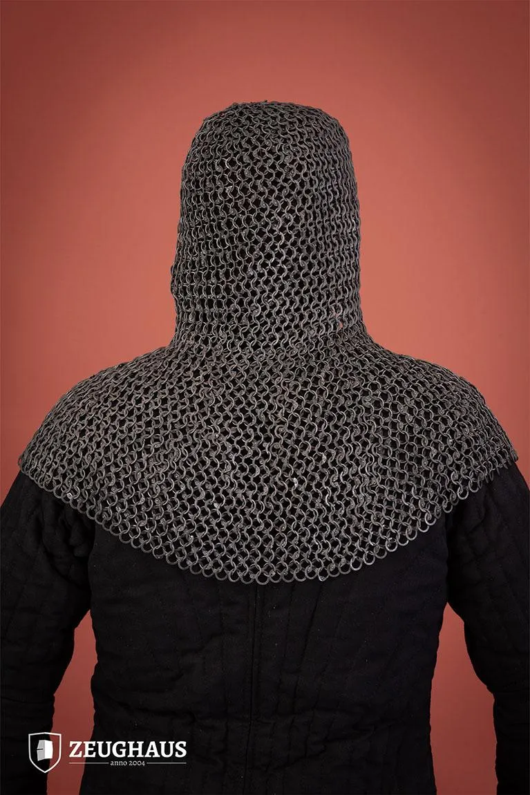 Chainmail Hood Roundring Riveted 10mm Aluminium