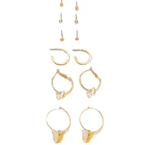 Chic Geometric Earrings Set - Vienna Verve Collection