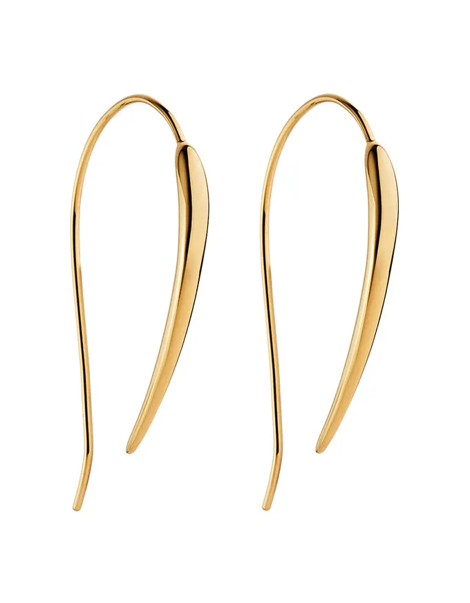 Chichilli Yellow Gold Tapered Chilli Earring