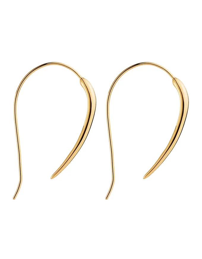 Chichilli Yellow Gold Tapered Chilli Earring