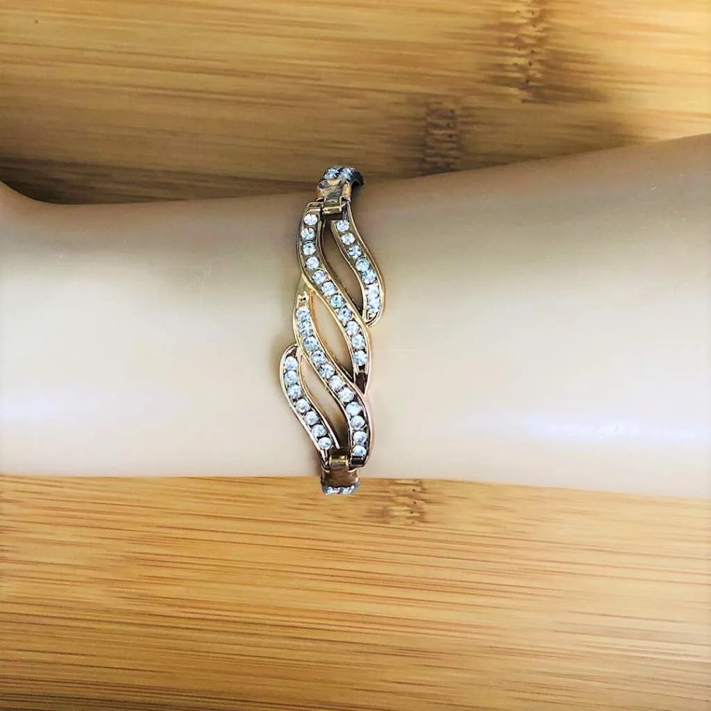 Crystal Wave Bracelet