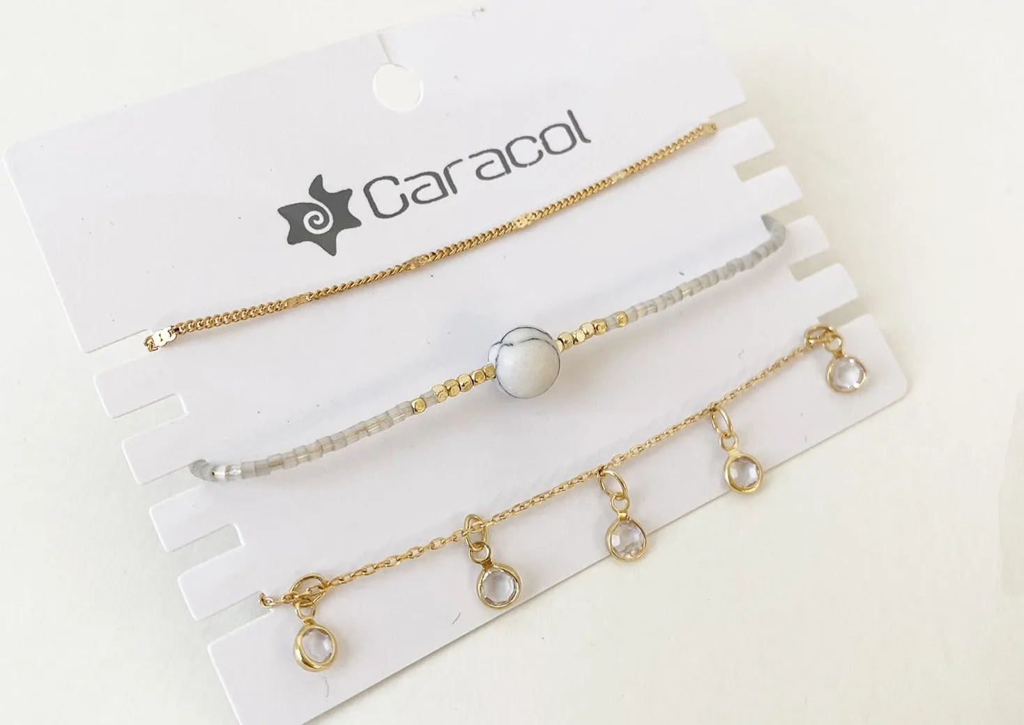 Delicate Bracelet | White & Gold