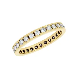 Estate 14k Diamond Eternity Band