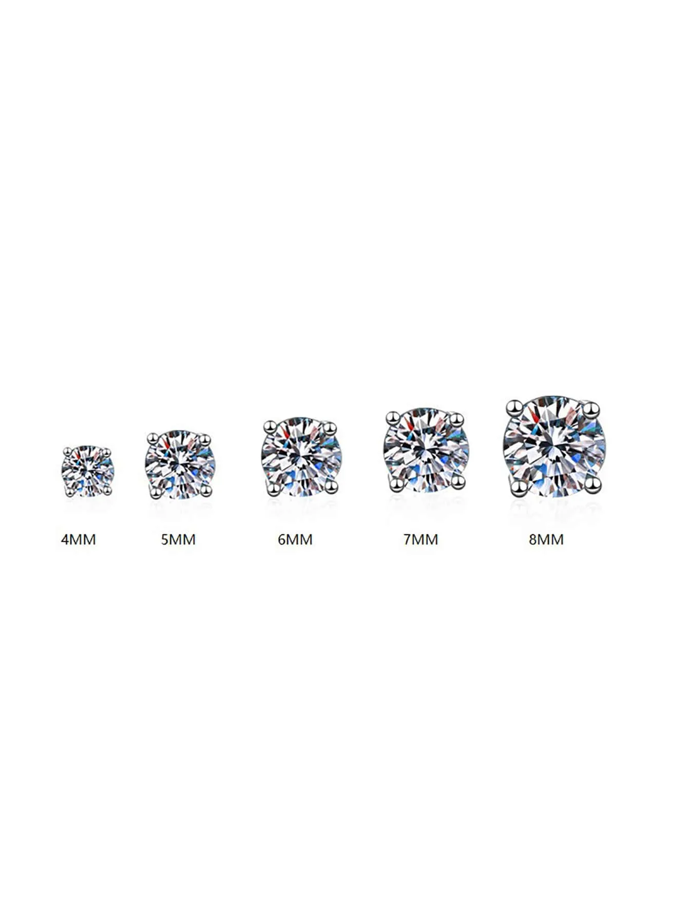 Fashionable Cubic Zirconia Stud Earrings