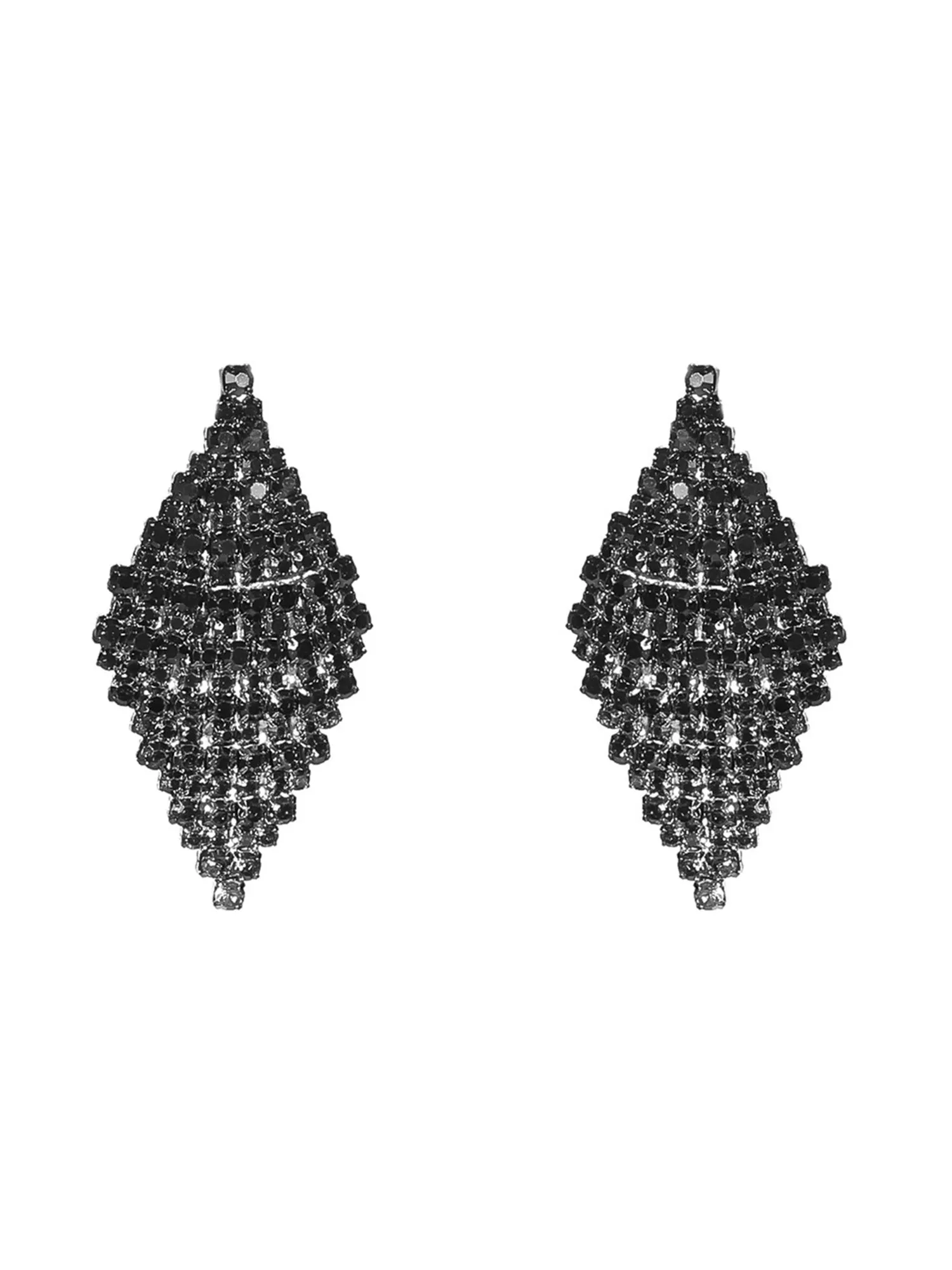 Fashionable Geometric Diamond Earrings