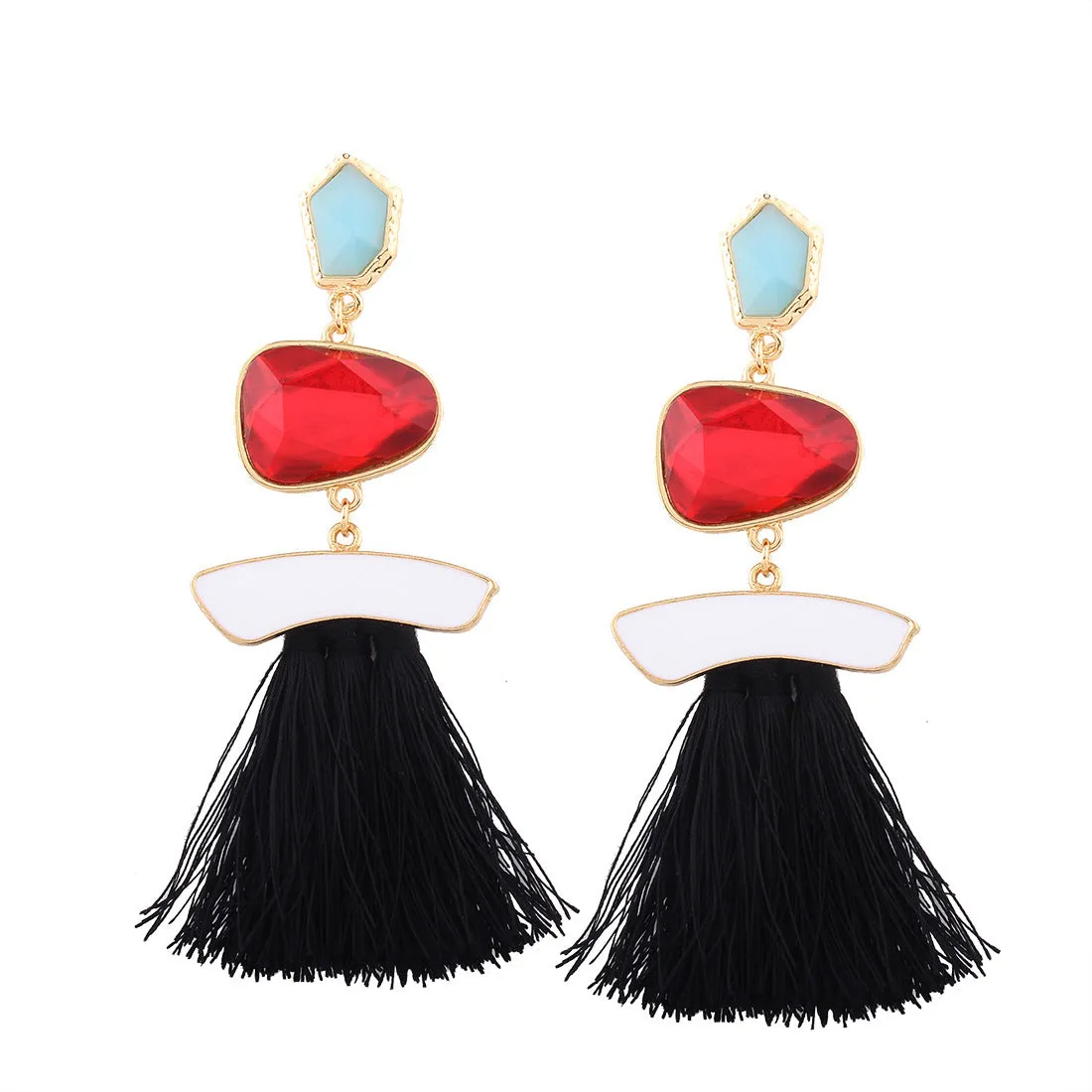 Fashionable Tassel Earrings with a Retro Twist