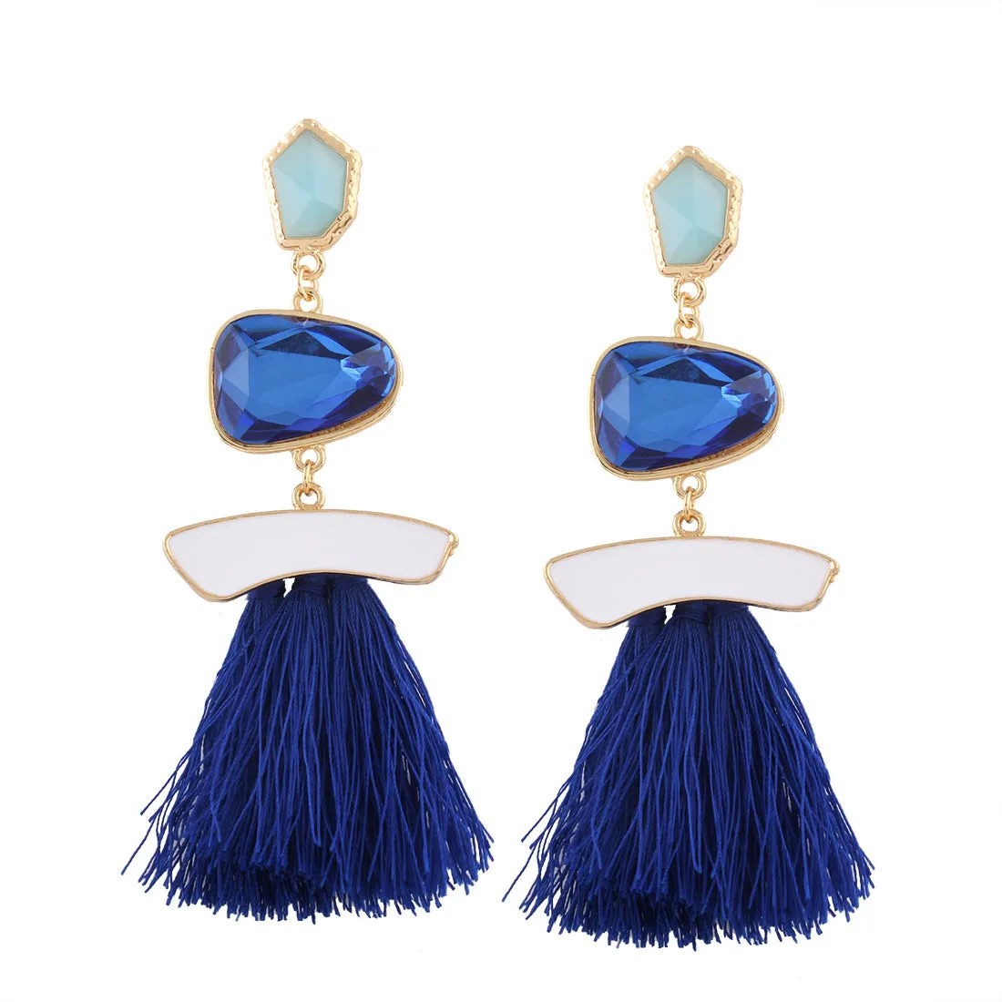 Fashionable Tassel Earrings with a Retro Twist