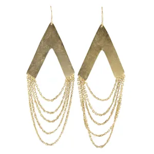 Fenton Chain Loop Statement Earrings