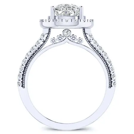 Florizel - Cushion Lab Diamond Engagement Ring (IGI Certified)