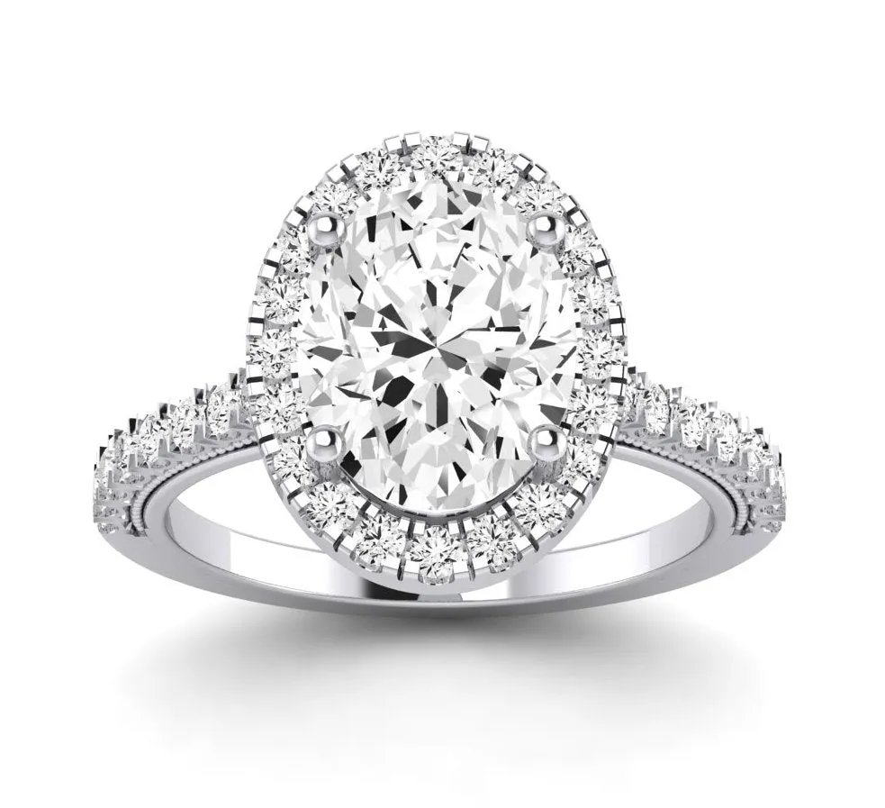 Florizel - Oval Moissanite Engagement Ring