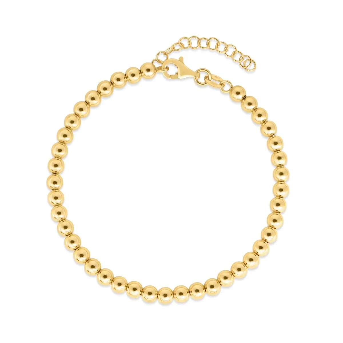 Gold Ball Bead Bracelet