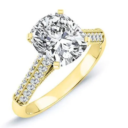 Iberis - Cushion Lab Diamond Engagement Ring (IGI Certified)