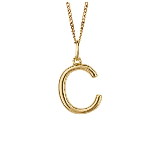 Icon Gold plated Initial Pendants (A-Z)