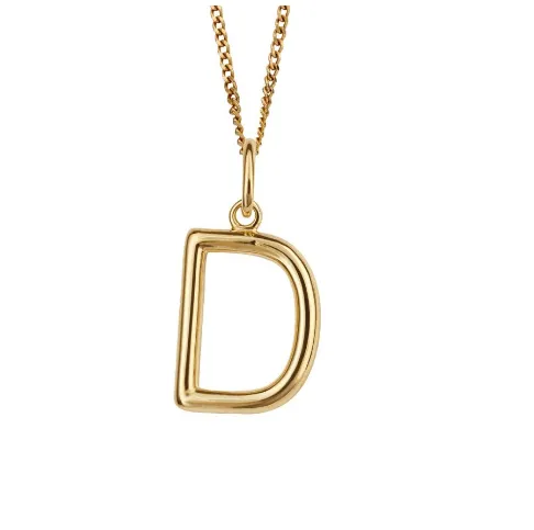 Icon Gold plated Initial Pendants (A-Z)