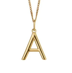 Icon Gold plated Initial Pendants (A-Z)