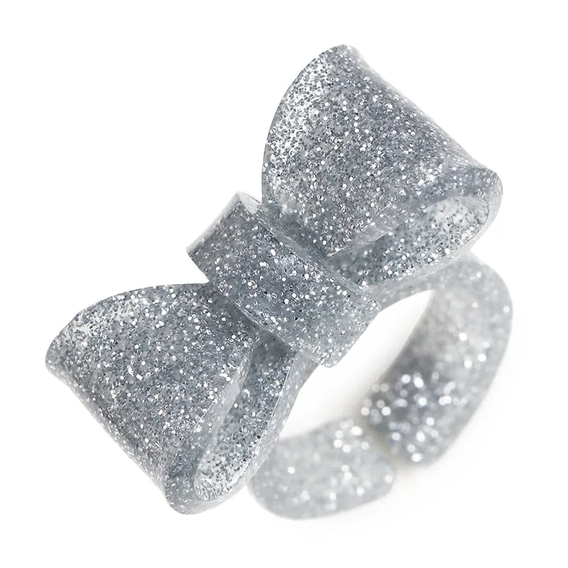 Instant Shipping! Chisai Sparkle Bow Ring