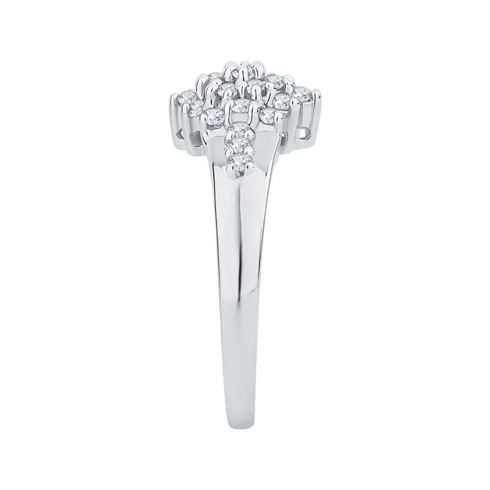 KATARINA 1/4 cttw Diamond Cluster Fashion Ring