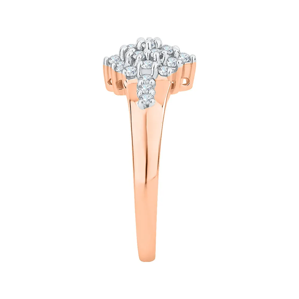 KATARINA 1/4 cttw Diamond Cluster Fashion Ring