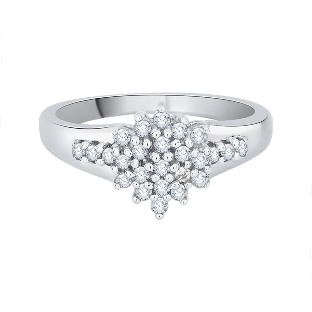 KATARINA 1/4 cttw Diamond Cluster Fashion Ring