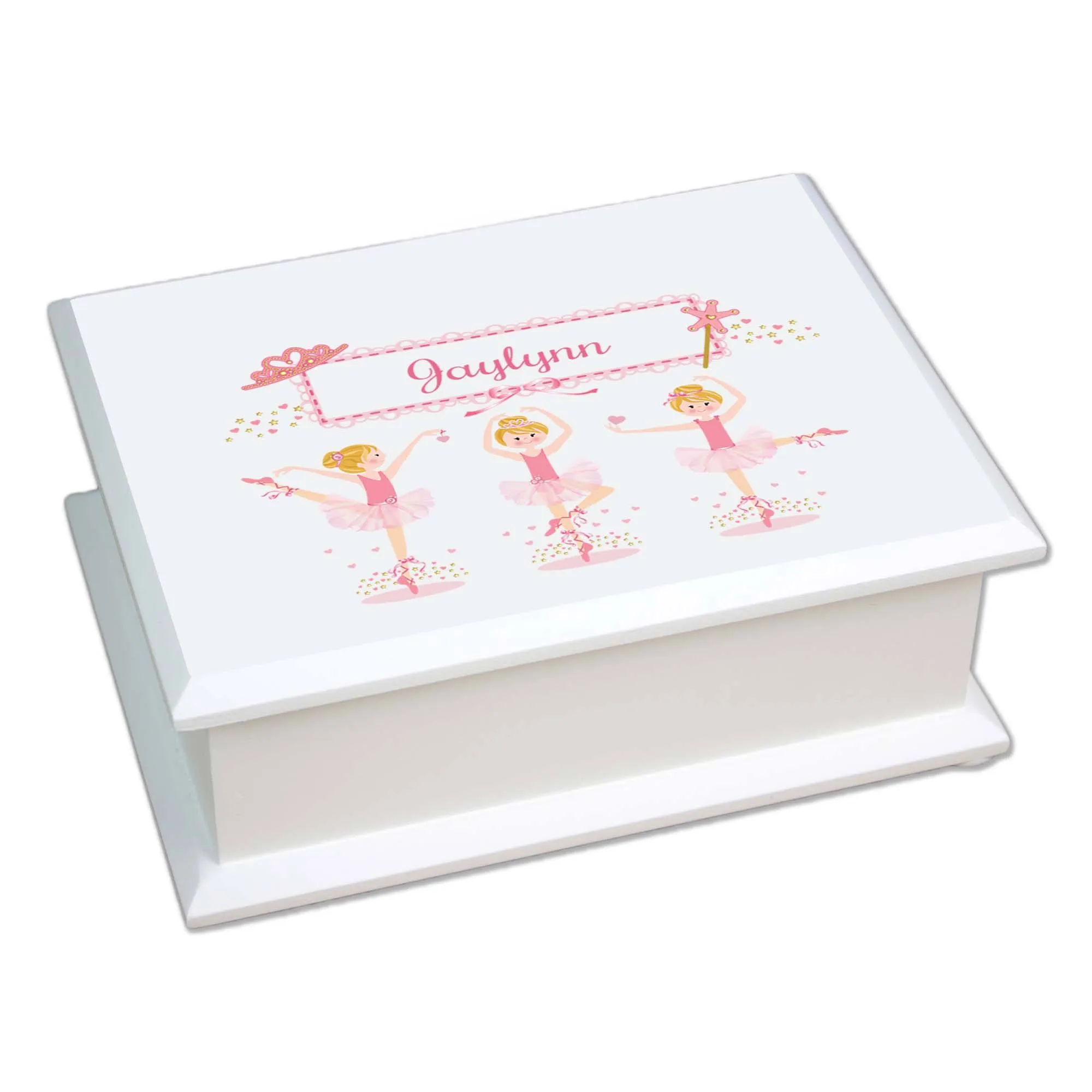 Lift Top Jewelry Box - Blonde Ballerina