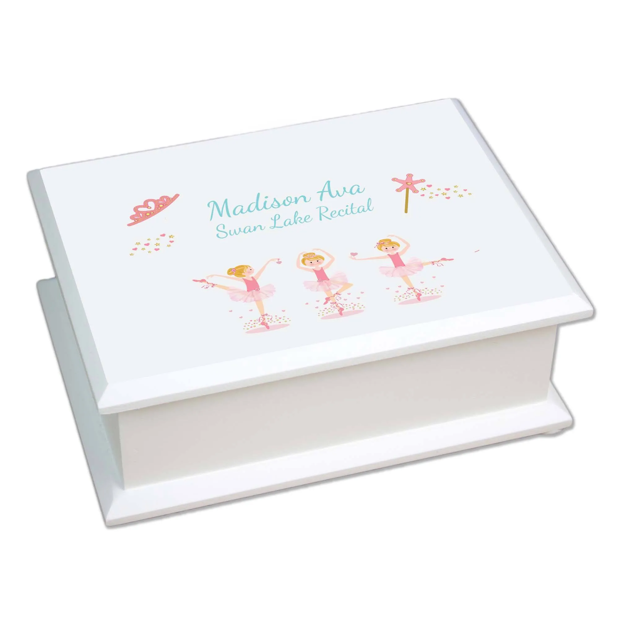 Lift Top Jewelry Box - Blonde Ballerina