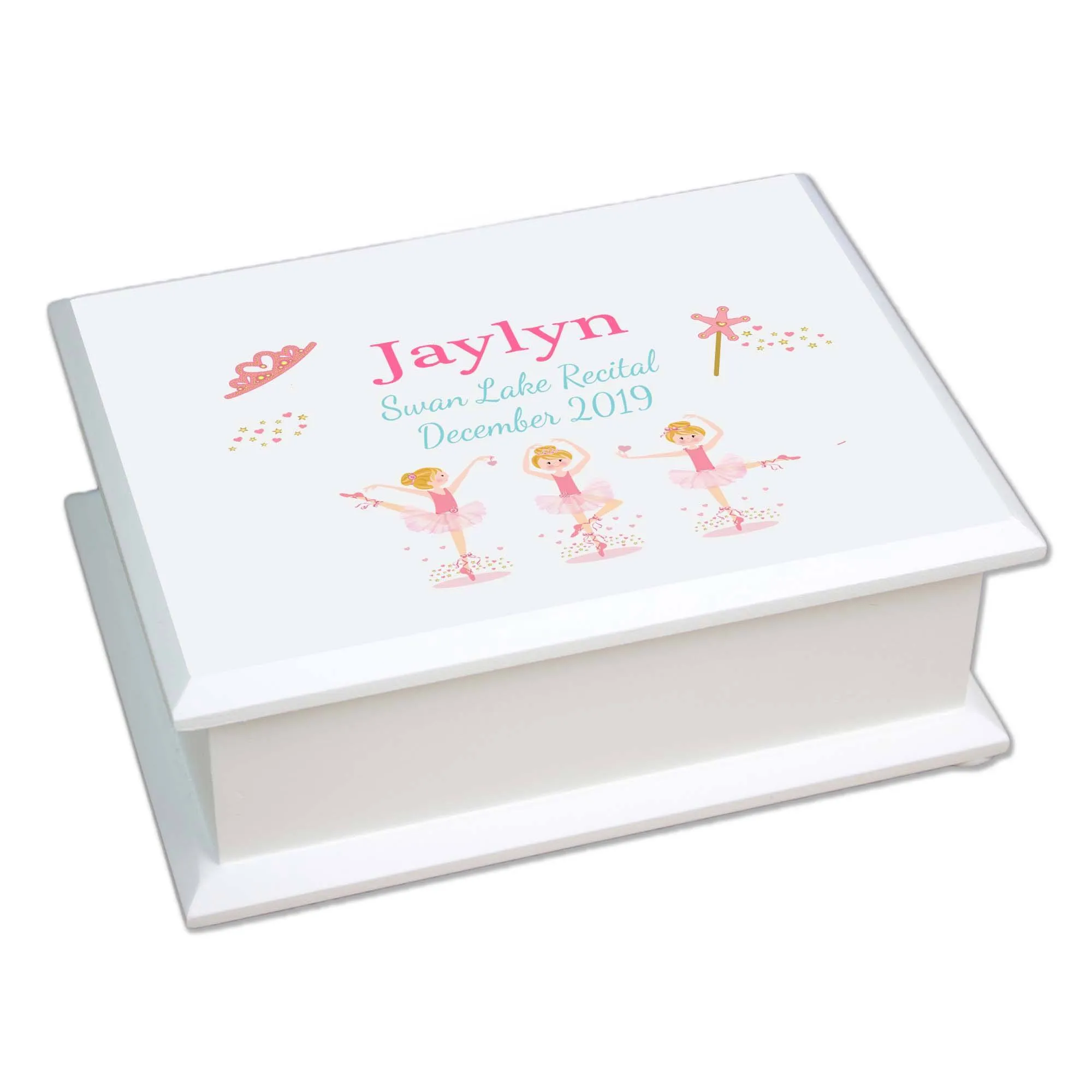 Lift Top Jewelry Box - Blonde Ballerina