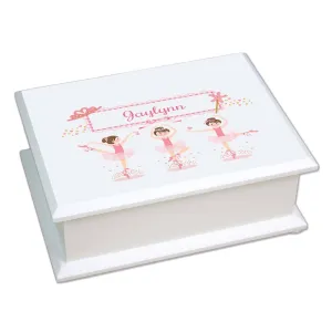 Lift Top Jewelry Box - Brunette Ballerina