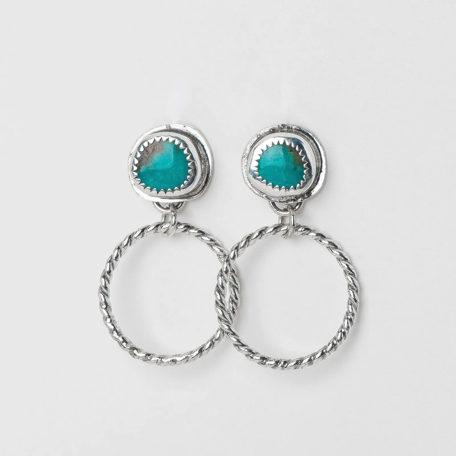 Lilah Earrings | Blue Kingman Turquoise